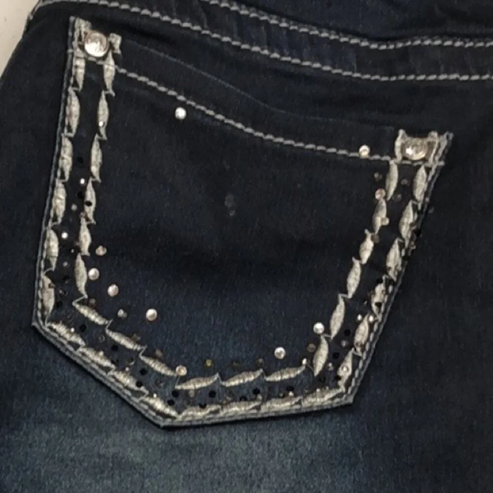 HYDRAULIC MID-RISE SKINNY STRETCH JEANS 6/28x32 ⭐️